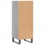 Sonoma gray engineered wood sideboard 34.5x32.5x90 cm by vidaXL, Sideboards - Ref: Foro24-828762, Price: 51,47 €, Discount: %