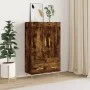 Tall smoked oak engineered wood sideboard 69.5x31x115 cm by vidaXL, Sideboards - Ref: Foro24-830313, Price: 82,52 €, Discount: %