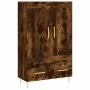 Tall smoked oak engineered wood sideboard 69.5x31x115 cm by vidaXL, Sideboards - Ref: Foro24-830313, Price: 82,52 €, Discount: %