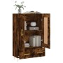Tall smoked oak engineered wood sideboard 69.5x31x115 cm by vidaXL, Sideboards - Ref: Foro24-830313, Price: 83,53 €, Discount: %