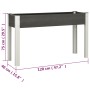 Gray WPC garden bed 120x40x75 cm by vidaXL, Pots and planters - Ref: Foro24-362566, Price: 141,27 €, Discount: %