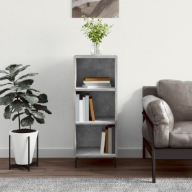 Concrete gray engineered wood sideboard 34.5x32.5x90 cm by vidaXL, Sideboards - Ref: Foro24-828752, Price: 51,32 €, Discount: %