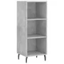 Concrete gray engineered wood sideboard 34.5x32.5x90 cm by vidaXL, Sideboards - Ref: Foro24-828752, Price: 50,71 €, Discount: %