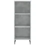 Concrete gray engineered wood sideboard 34.5x32.5x90 cm by vidaXL, Sideboards - Ref: Foro24-828752, Price: 50,71 €, Discount: %