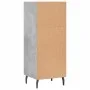 Concrete gray engineered wood sideboard 34.5x32.5x90 cm by vidaXL, Sideboards - Ref: Foro24-828752, Price: 50,71 €, Discount: %
