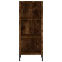 Smoked oak engineered wood sideboard 34.5x32.5x90 cm by vidaXL, Sideboards - Ref: Foro24-828745, Price: 50,38 €, Discount: %