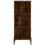 Smoked oak engineered wood sideboard 34.5x32.5x90 cm by vidaXL, Sideboards - Ref: Foro24-828745, Price: 49,78 €, Discount: %