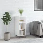 Estantería madera de ingeniería blanco 34,5x32,5x90 cm de vidaXL, Aparadores - Ref: Foro24-828700, Precio: 41,21 €, Descuento: %