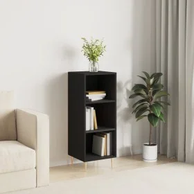 Black engineered wood sideboard 34.5x32.5x90 cm by vidaXL, Sideboards - Ref: Foro24-828717, Price: 46,09 €, Discount: %