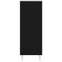 Black engineered wood sideboard 34.5x32.5x90 cm by vidaXL, Sideboards - Ref: Foro24-828717, Price: 46,66 €, Discount: %