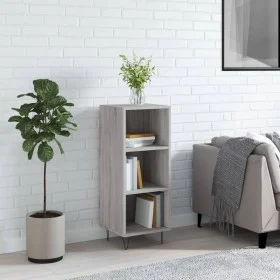 Sonoma gray engineered wood sideboard 34.5x32.5x90 cm by vidaXL, Sideboards - Ref: Foro24-828730, Price: 45,69 €, Discount: %