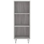 Sonoma graues Sideboard aus Holzwerkstoff, 34,5 x 32,5 x 90 cm von vidaXL, Sideboards - Ref: Foro24-828730, Preis: 46,23 €, R...