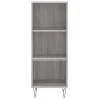 Sonoma gray engineered wood sideboard 34.5x32.5x90 cm by vidaXL, Sideboards - Ref: Foro24-828730, Price: 45,69 €, Discount: %