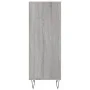 Sonoma gray engineered wood sideboard 34.5x32.5x90 cm by vidaXL, Sideboards - Ref: Foro24-828730, Price: 45,69 €, Discount: %