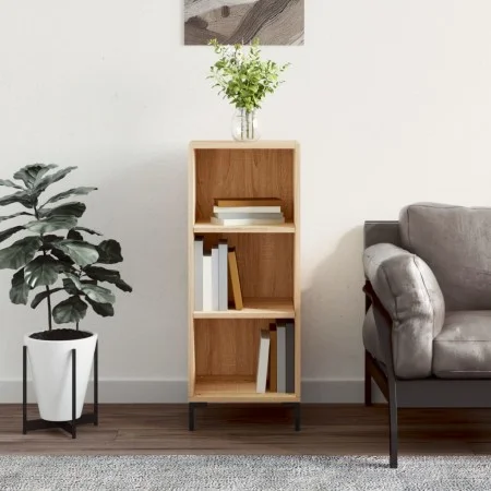 Engineered wood sideboard in Sonoma oak, 34.5x32.5x90 cm by vidaXL, Sideboards - Ref: Foro24-828735, Price: 48,56 €, Discount: %