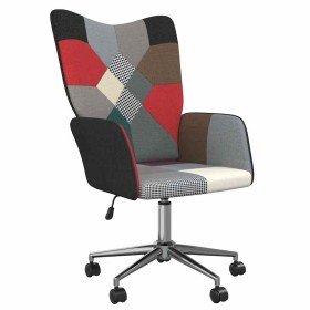 Silla de relax de tela patchwork en Sillones | Comprar online en Foro24