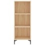 Engineered wood sideboard in Sonoma oak, 34.5x32.5x90 cm by vidaXL, Sideboards - Ref: Foro24-828735, Price: 49,14 €, Discount: %