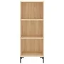 Engineered wood sideboard in Sonoma oak, 34.5x32.5x90 cm by vidaXL, Sideboards - Ref: Foro24-828735, Price: 48,56 €, Discount: %