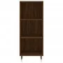 Aparador de madera de ingeniería marrón roble 34,5x32,5x90 cm de vidaXL, Aparadores - Ref: Foro24-828715, Precio: 38,28 €, De...