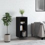 Aparador de madera de ingeniería negro 34,5x32,5x90 cm de vidaXL, Aparadores - Ref: Foro24-828725, Precio: 46,08 €