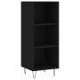 Black engineered wood sideboard 34.5x32.5x90 cm by vidaXL, Sideboards - Ref: Foro24-828725, Price: 46,08 €, Discount: %