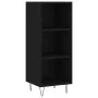 Schwarzes Sideboard aus Holzwerkstoff, 34,5 x 32,5 x 90 cm von vidaXL, Sideboards - Ref: Foro24-828725, Preis: 45,56 €, Rabat...