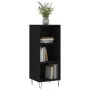 Aparador de madera de ingeniería negro 34,5x32,5x90 cm de vidaXL, Aparadores - Ref: Foro24-828725, Precio: 45,56 €, Descuento: %