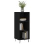 Schwarzes Sideboard aus Holzwerkstoff, 34,5 x 32,5 x 90 cm von vidaXL, Sideboards - Ref: Foro24-828725, Preis: 46,15 €, Rabat...