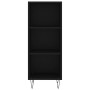 Black engineered wood sideboard 34.5x32.5x90 cm by vidaXL, Sideboards - Ref: Foro24-828725, Price: 46,08 €, Discount: %