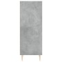 Betongraues Sideboard aus Holzwerkstoff, 34,5 x 32,5 x 90 cm von vidaXL, Sideboards - Ref: Foro24-828720, Preis: 45,31 €, Rab...