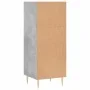 Aparador de madera de ingeniería gris hormigón 34,5x32,5x90 cm de vidaXL, Aparadores - Ref: Foro24-828720, Precio: 44,77 €, D...