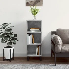 Concrete gray engineered wood sideboard 34.5x32.5x90 cm by vidaXL, Sideboards - Ref: Foro24-828760, Price: 49,86 €, Discount: %