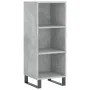 Concrete gray engineered wood sideboard 34.5x32.5x90 cm by vidaXL, Sideboards - Ref: Foro24-828760, Price: 49,86 €, Discount: %