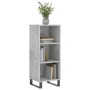 Concrete gray engineered wood sideboard 34.5x32.5x90 cm by vidaXL, Sideboards - Ref: Foro24-828760, Price: 50,66 €, Discount: %