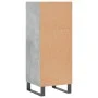 Concrete gray engineered wood sideboard 34.5x32.5x90 cm by vidaXL, Sideboards - Ref: Foro24-828760, Price: 49,86 €, Discount: %