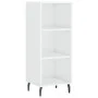 Glossy white engineered wood sideboard 34.5x32.5x90 cm by vidaXL, Sideboards - Ref: Foro24-828750, Price: 55,53 €, Discount: %
