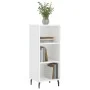 Glossy white engineered wood sideboard 34.5x32.5x90 cm by vidaXL, Sideboards - Ref: Foro24-828750, Price: 55,53 €, Discount: %