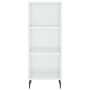 Hochglanzweißes Sideboard aus Holzwerkstoff, 34,5 x 32,5 x 90 cm von vidaXL, Sideboards - Ref: Foro24-828750, Preis: 56,20 €,...
