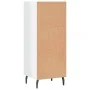 Glossy white engineered wood sideboard 34.5x32.5x90 cm by vidaXL, Sideboards - Ref: Foro24-828750, Price: 55,53 €, Discount: %