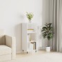 Aparador madera de ingeniería blanco brillante 34,5x32,5x90 cm de vidaXL, Aparadores - Ref: Foro24-828710, Precio: 40,72 €