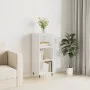 Glossy white engineered wood sideboard 34.5x32.5x90 cm by vidaXL, Sideboards - Ref: Foro24-828710, Price: 36,36 €, Discount: %