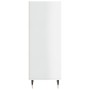 Aparador madera de ingeniería blanco brillante 34,5x32,5x90 cm de vidaXL, Aparadores - Ref: Foro24-828710, Precio: 40,72 €