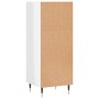 Hochglanzweißes Sideboard aus Holzwerkstoff, 34,5 x 32,5 x 90 cm von vidaXL, Sideboards - Ref: Foro24-828710, Preis: 40,78 €,...