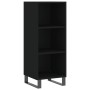Schwarzes Sideboard aus Holzwerkstoff, 34,5 x 32,5 x 90 cm von vidaXL, Sideboards - Ref: Foro24-828757, Preis: 38,62 €, Rabat...