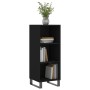 Schwarzes Sideboard aus Holzwerkstoff, 34,5 x 32,5 x 90 cm von vidaXL, Sideboards - Ref: Foro24-828757, Preis: 38,62 €, Rabat...
