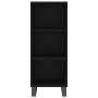 Schwarzes Sideboard aus Holzwerkstoff, 34,5 x 32,5 x 90 cm von vidaXL, Sideboards - Ref: Foro24-828757, Preis: 38,62 €, Rabat...