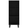 Schwarzes Sideboard aus Holzwerkstoff, 34,5 x 32,5 x 90 cm von vidaXL, Sideboards - Ref: Foro24-828757, Preis: 38,25 €, Rabat...