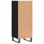 Aparador de madera de ingeniería negro 34,5x32,5x90 cm de vidaXL, Aparadores - Ref: Foro24-828757, Precio: 38,25 €, Descuento: %