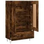 Aparador alto madera de ingeniería roble ahumado 69,5x31x115 cm de vidaXL, Aparadores - Ref: Foro24-830321, Precio: 82,52 €, ...