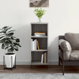 Engineered wood sideboard in Sonoma grey, 34.5x32.5x90 cm by vidaXL, Sideboards - Ref: Foro24-828754, Price: 52,33 €, Discoun...